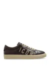 Dsquared2 Icon Man Sneakers Chocolate Brown Size 8 Calfskin