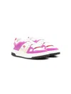 Dsquared2 Colorblock Bumper Low Top Sneakers In Multicolor