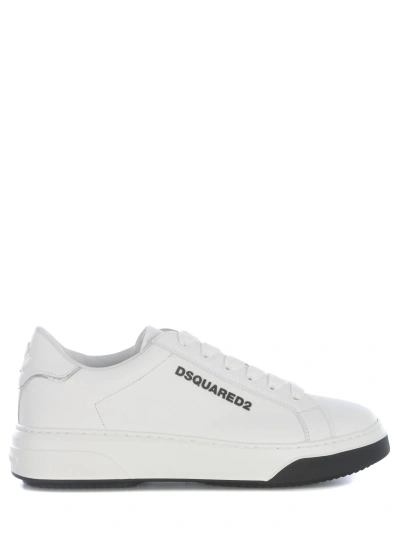 Dsquared2 Sneakers  1964 Made Of Leather In White