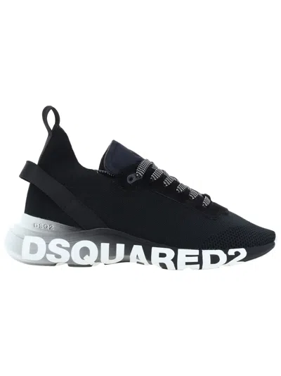Dsquared2 Fly Schwarz Sneaker Mit Logo In Multicolor