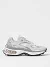 Dsquared2 Sneakers In Leather And Technical Fabric In Weiss