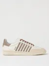 Dsquared2 Boxer Lace-up Sneakers In Weiss
