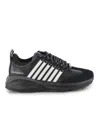 Dsquared2 Lace-up Low-cut Sneakers In Black