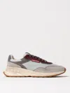 Dsquared2 Leather Sneakers With Chunky Rubber Sole In Beige