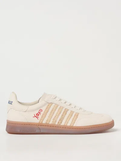 DSQUARED2 SNEAKERS DSQUARED2 MEN COLOR BEIGE,428695022