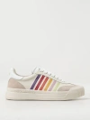 Dsquared2 New Jersey Lace-up Low Top Sneakers In Beige
