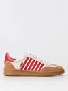 Dsquared2 Almond Toe Low Top Sneakers In 米色
