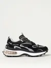 Dsquared2 Bubble Chunky Sole Mesh Panels Sneakers Pull Tab In Black