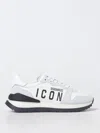 Dsquared2 Icon Logo Running Sneakers In Weiss