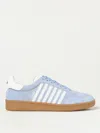 Dsquared2 Lace-up Low-cut Sneakers In Hellblau