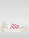 Dsquared2 New Jersey Leather Sneakers In White