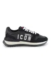 Dsquared2 Icon Running Sneakers In Black