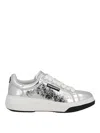 Dsquared2 Dsquared Silver Leather Bumper Sneakers In Silver
