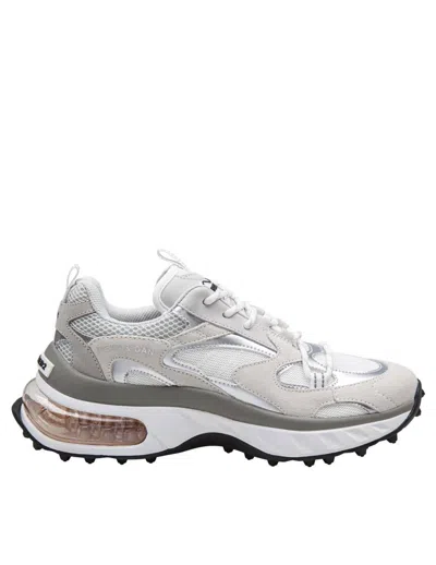 DSQUARED2 DSQUARED2 SNEAKERS IN LEATHER AND TECHNICAL FABRIC