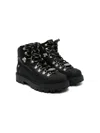 Dsquared2 Leather Boots In Black