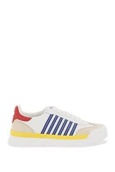 Pre-owned Dsquared2 Sneakers Jersey Man Sz.10 Eur.43 Snm034211100001 Multi M2649 In Multicolor