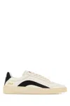 Dsquared2 Multicolor Calf Leather Bos Taurus Low Top Sneakers In Multi