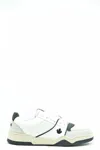 Dsquared2 White Lace-up Sneakers In Multicolor