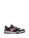 Dsquared2 Black Sneakers With Distressed Effect And Logo On The Heel In Leather Man In Multicolor