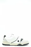 Dsquared2 White Lace-up Sneakers In Multicolor