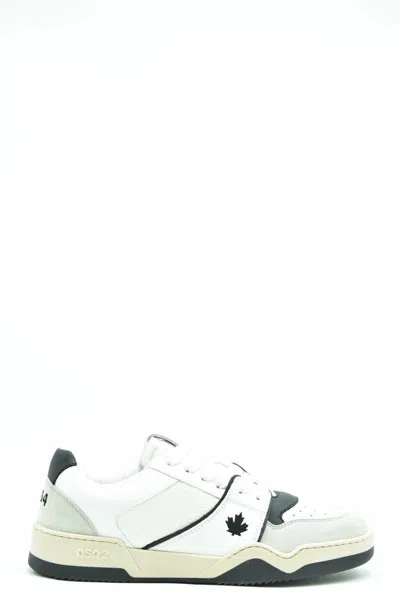 Dsquared2 White Lace-up Sneakers