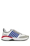 Dsquared2 Multicolor Leather And Suede Dash Sneakers In Multicoloured