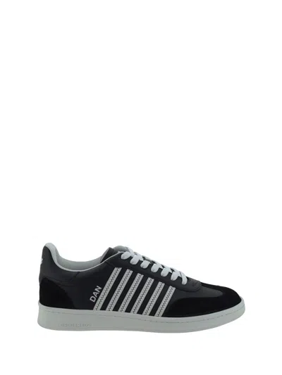 Dsquared2 Sneakers In Nero+bianco