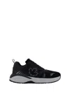Dsquared2 Dash Logo Lace-up Sneakers In Nero+bianco
