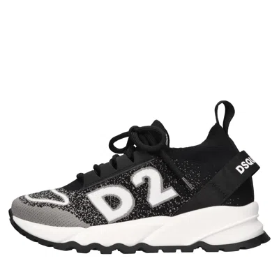 Dsquared2 Kids'  Sneakers In Black