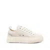 Dsquared2 Round-toe Low-top Sneakers In Neutral