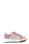 Dsquared2 Leather Sneakers In Pink