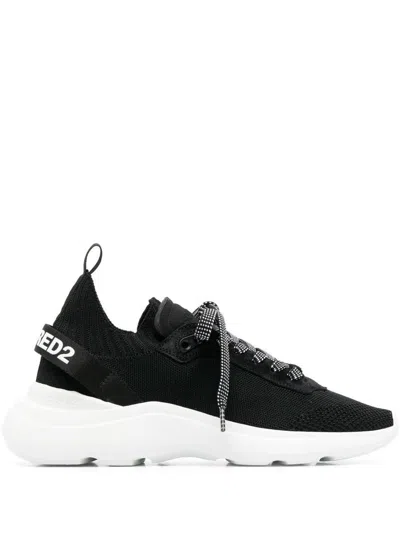 Dsquared2 Sneakers Shoes In Black