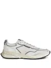 Dsquared2 Dynamic Leather Mesh Sneakers In Multi