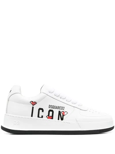 Dsquared2 Sneakers Shoes In White