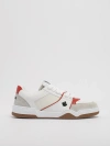 Dsquared2 Low Top Sneakers With Contrast Panelled Design In Panna