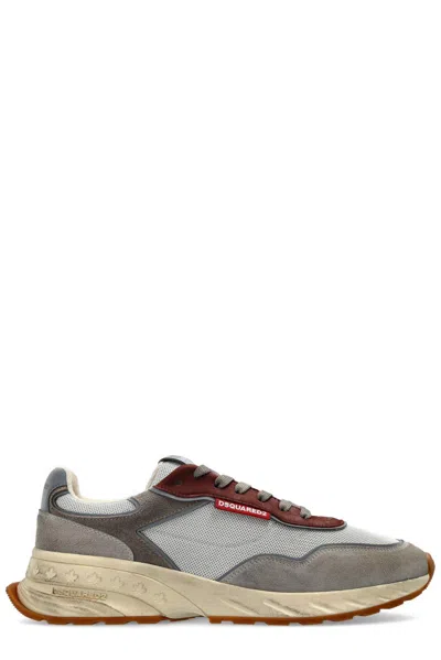 DSQUARED2 LOW TOP BLUE DENIM SNEAKERS