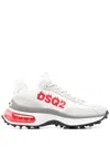 Dsquared2 Low Top Sneakers With Chunky Rubber Sole In White