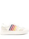 Dsquared2 New Jersey Lace-up Low Top Sneakers In White