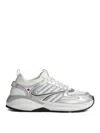 Dsquared2 Dash Panelled Mesh Sneakers In White