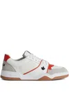 Dsquared2 Low Top Sneakers With Contrast Panelled Design In White