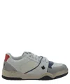 Dsquared2 Flat Sole Calfskin Sneakers In White