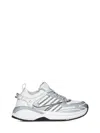 Dsquared2 Dash Sneakers In White Black Silver