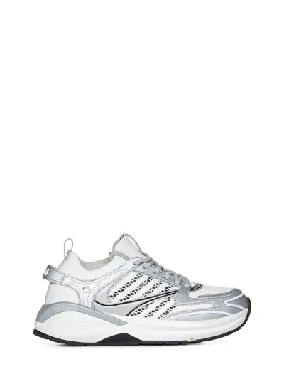 Dsquared2 Logo Pattern Low-cut Skate Shoes In Multi
