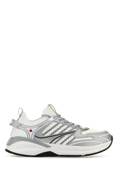 DSQUARED2 SNEAKERS DASH MULTICOLOR IN TESSUTO, RETE E GOMMA UOMO