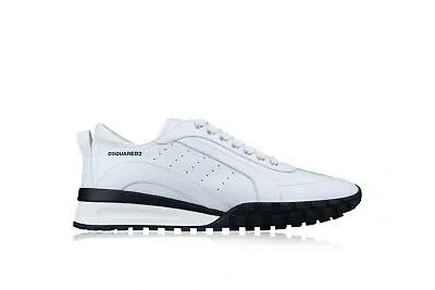 Pre-owned Dsquared2 Snm0196 1062 Turnschuhe W4.sc2452 In Weiss