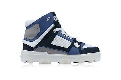 Pre-owned Dsquared2 Snm0252 M2511 Sneakers W4.sc2458 In Blue, White