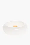 Dsquared2 Solid Color Bangle Bracelet With Golden Logo