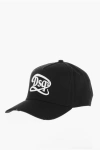 Dsquared2 Solid-color Baseball Cap With Embossed Monogram In Black