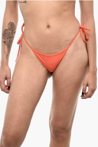 Dsquared2 Solid Color Bikini Bottom With Back Logo
