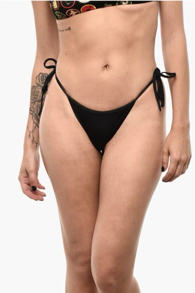 Dsquared2 Solid-color Bikini Briefs Icon In Black